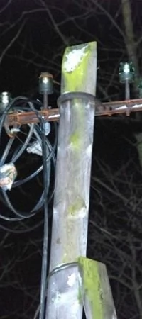 Podejrzany zdążył ukraść 3 km przewodów