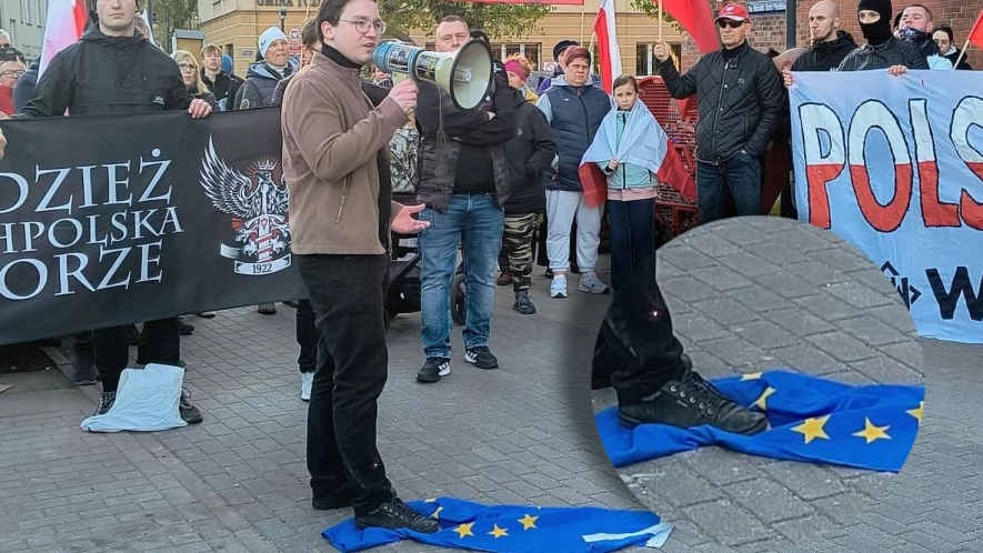 Antyimigracyjny protest środowisk prawicowych