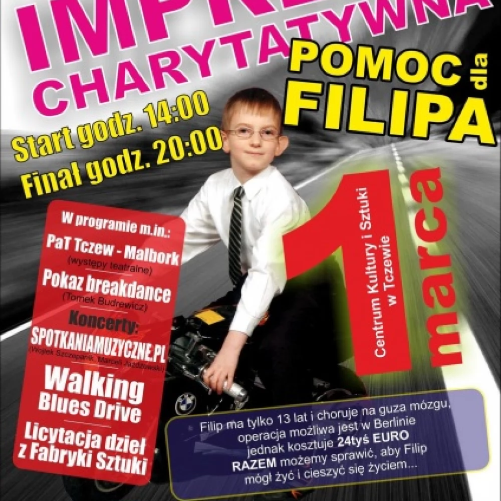 Koncert charytatywny dla Filipa