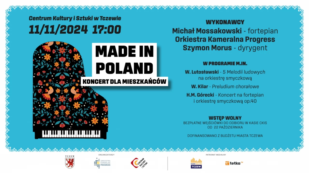 MADE IN POLAND - Koncert dla Mieszkańców z okazji Narodowego Święta Niepodległości