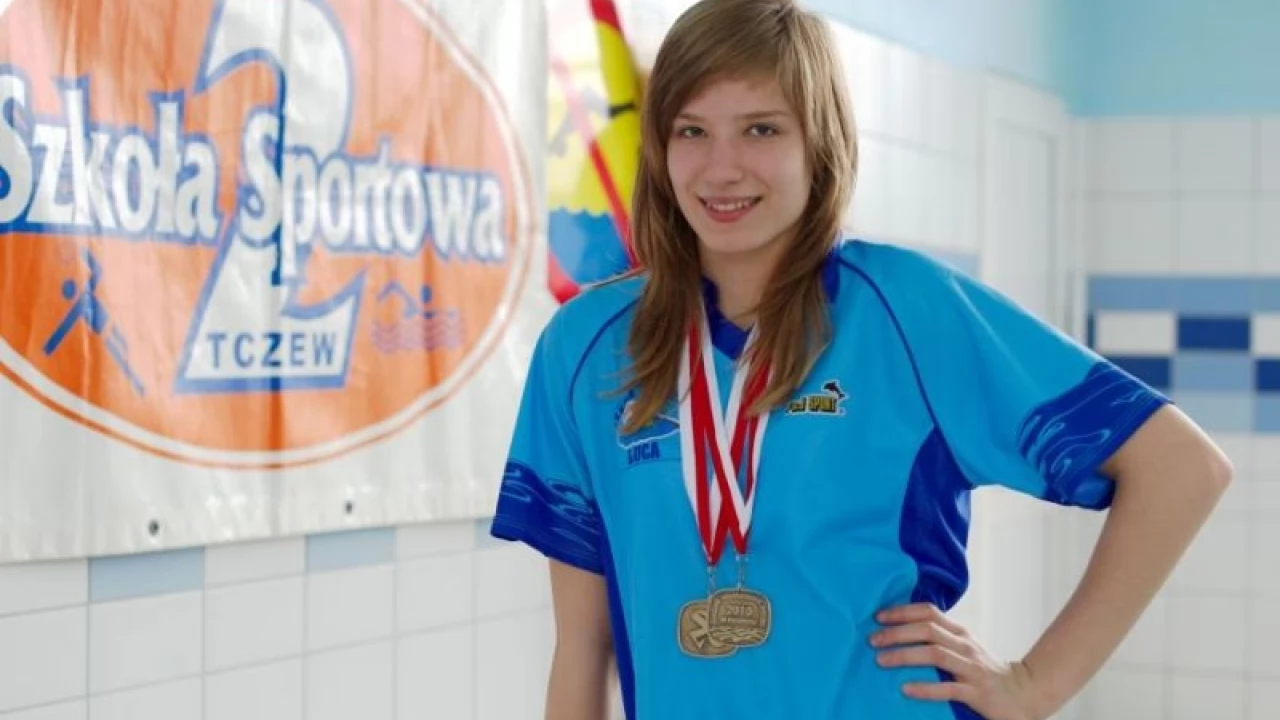 Medalowy debiut tczewskiej pływaczki