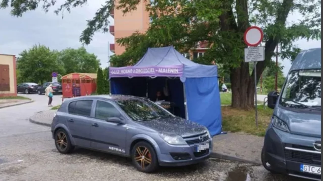 Opel zastawił mi stragan