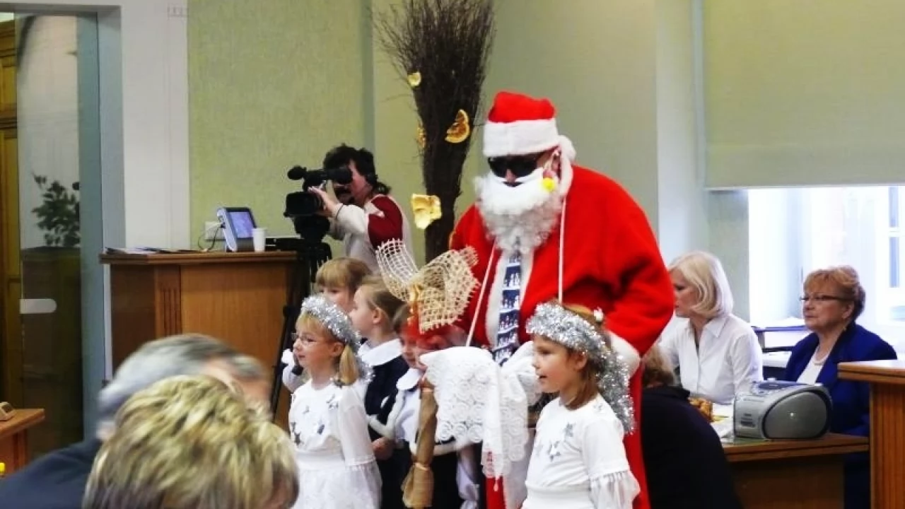 Święty z wizytą w magistracie