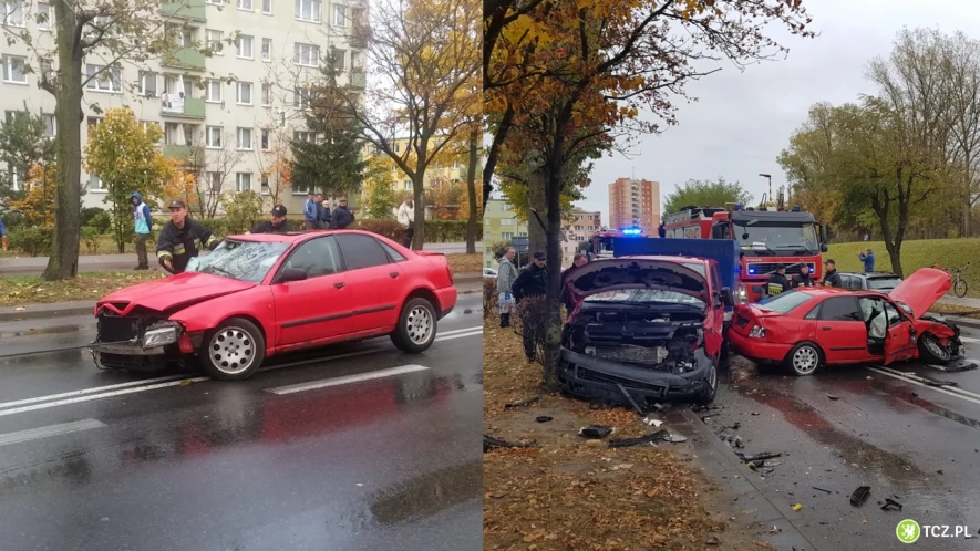 Trzy osoby w szpitalu i zatrzymane prawo jazdy po poniedziałkowym wypadku