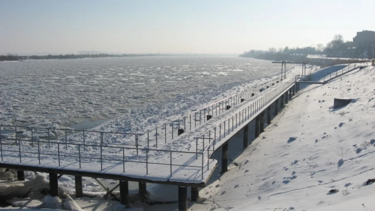 Zima nad Wisłą 2010
