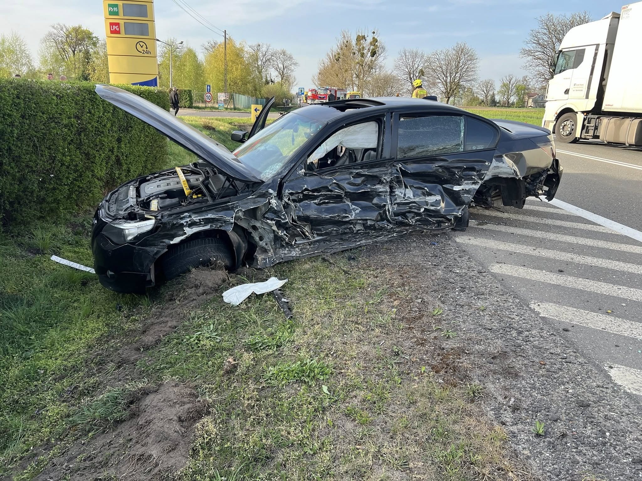 Jedna osoba ranna w wypadku na drodze krajowej nr 91 - Aktualności