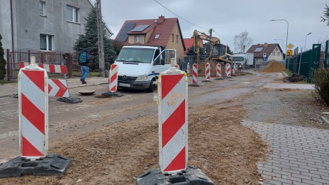 Tczew - Rozpoczęła się przebudowa ulicy Królowej Marysieńki