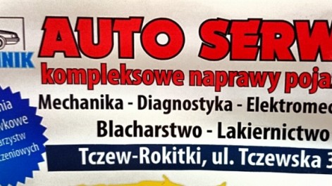 Tczew - DOMINIK - AUTO SERWIS kompleksowa naprawa pojazdów