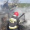 Tczew - Sześć zastępów straży gasiło pożar w Czarlinie