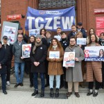 Tczew - Młodzi Demokraci zachęcali do głosowania w wyborach