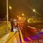 Tczew - Policjanci pomogli kobiecie na autostradzie