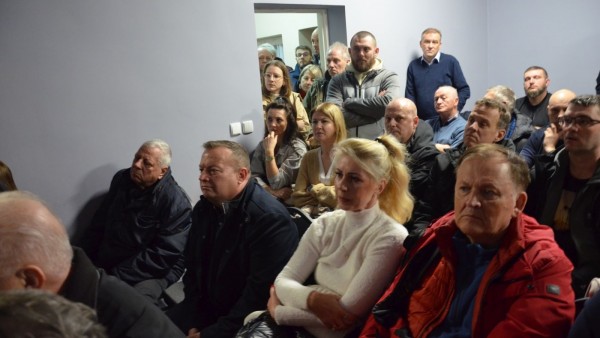 Tczew - Burzliwe spotkanie w Bałdowie w sprawie linii prowadzącej do CPK