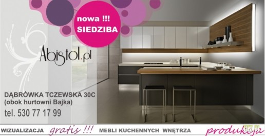 Tczew - ABISTOL meble kuchenne,łazienkowe,szafy,projektowanie wnętrz