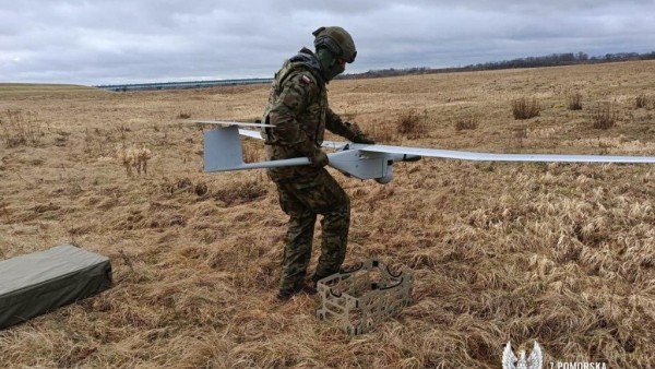 Tczew - Wojskowe drony nad Tczewem