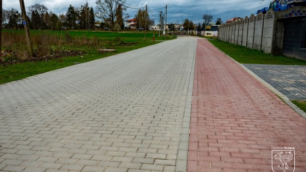 Tczew - Ulica w Czarlinie przebudowana