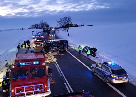 Tczew - Tragedia na dk 91. Dwie osoby zginęły w wypadku