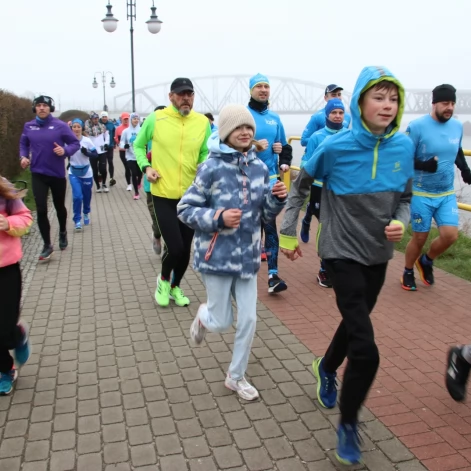 Tczew - Parkrun na niebiesko