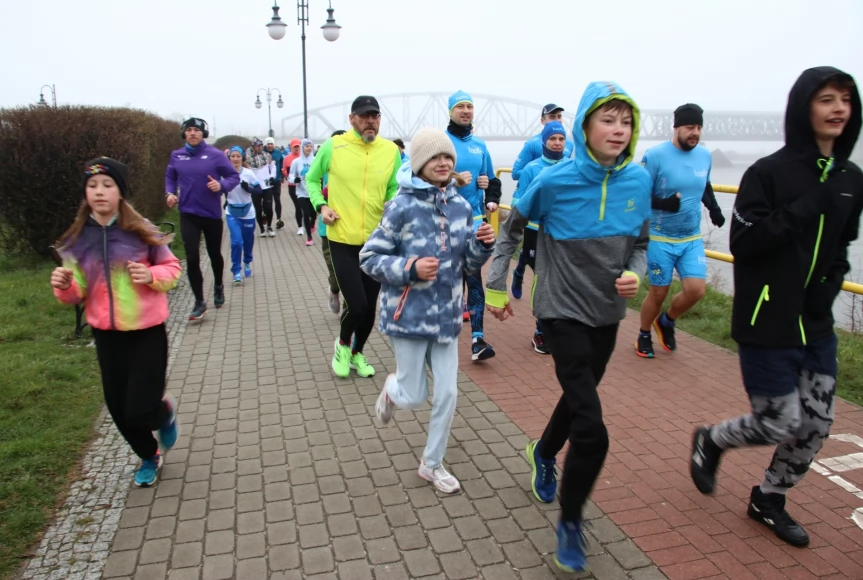 Tczew - Parkrun na niebiesko