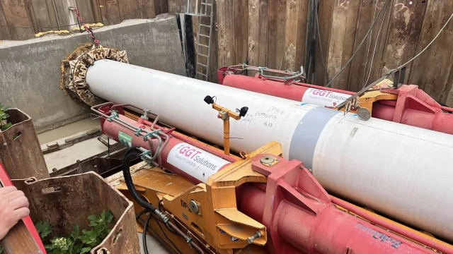 Tczew - Gazociąg Gardeja-Kolnik: rekordowy przewiert pod Wisłą