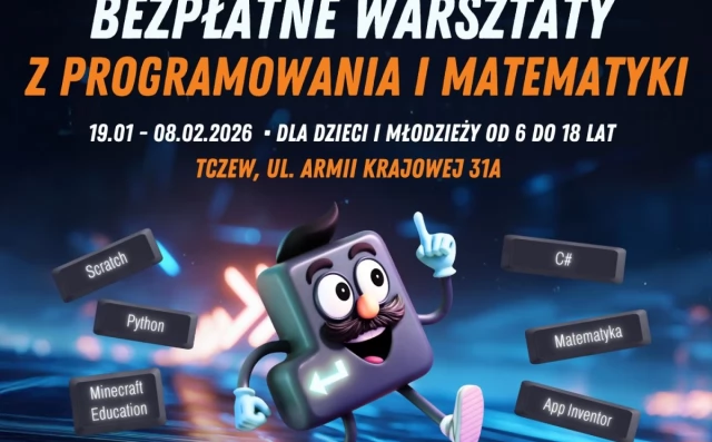 Tczew - Bezpłatne warsztaty edukacyjne ClickOn z Gigantami Programowania