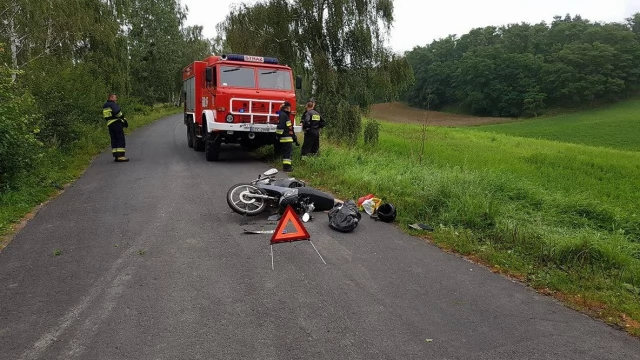 Tczew - Nie ustąpił pierwszeństwa motorowerzyście 