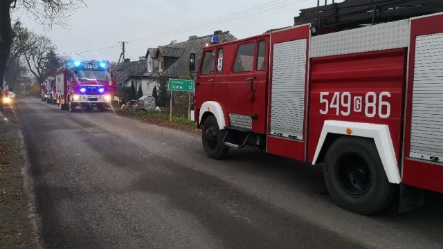 Tczew - Rybaki. Jedna osoba poszkodowana w wyniku pożaru