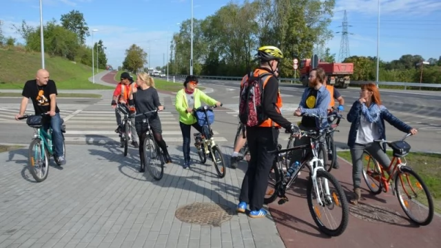 Tczew - Specjalny zespół rowerowy testował nową infrastrukturę