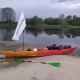 Tczew - Ściągnął mundur i wsiadł do kajaka. Przepłynie 300 km dla chorego Emilka