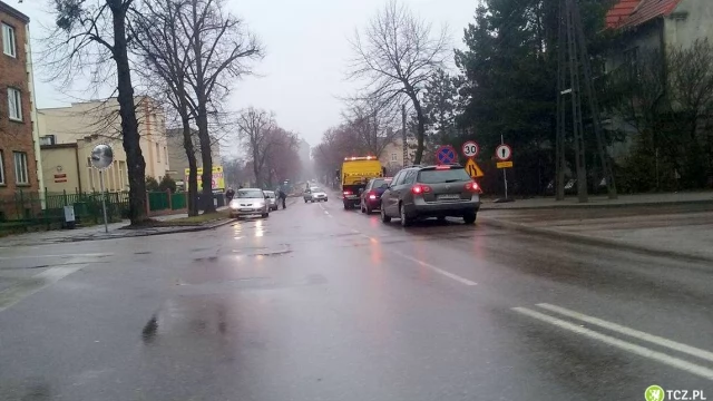 Tczew - Kolizja na Bałdowskiej