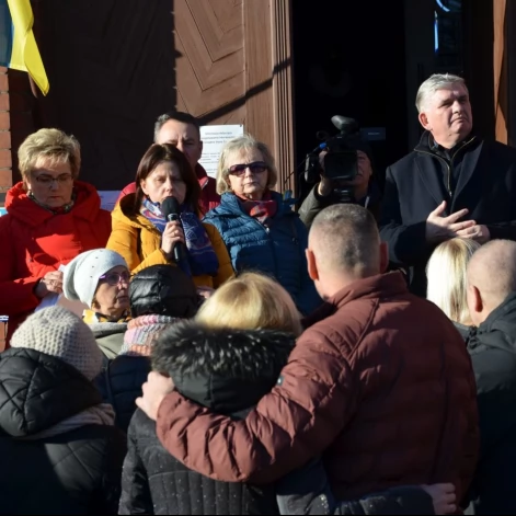 Tczew - Polacy i Ukraińcy ramię w ramię przeciw rosyjskiej agresji