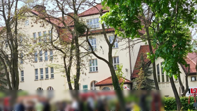 Tczew - Ewakuacja I Liceum Ogólnokształcącego w Tczewie