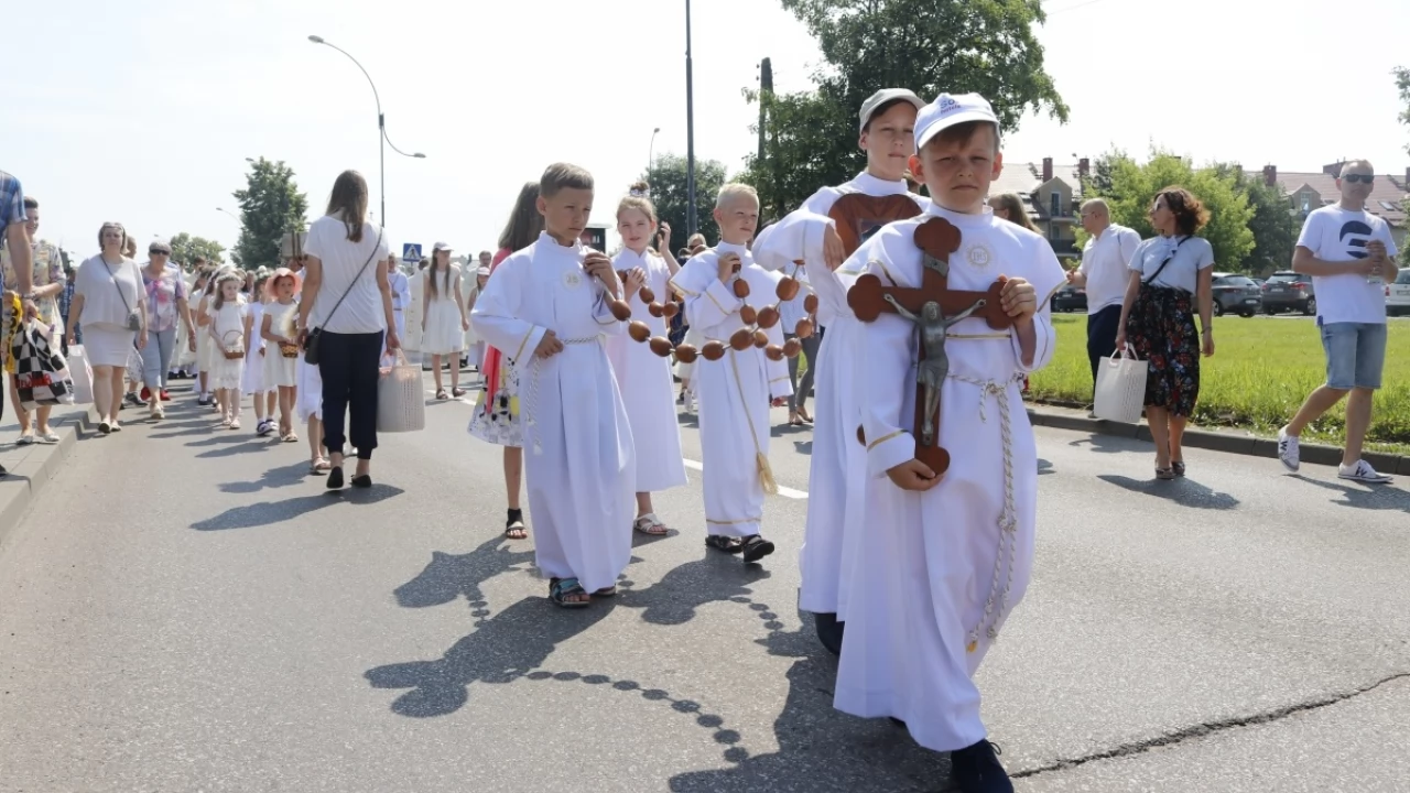 Tczew - Boże Ciało - procesja z Najświętszym Sakramentem
