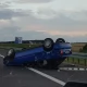 Tczew - Dachowanie na autostradzie A1