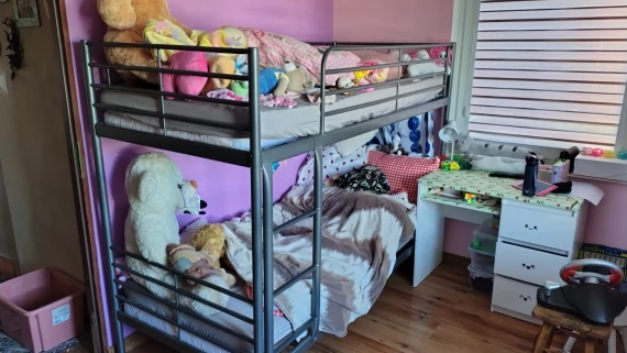Tczew - Sprzedam Łóżko piętrowe Ikea SVÄRTA 90x200