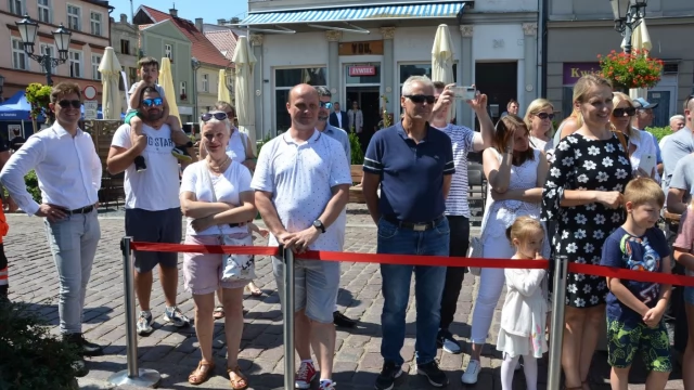 Tczew - Policjanci z całego województwa świętowali w Tczewie