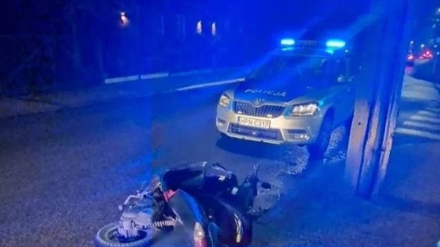 Tczew - Sceny jak z filmu akcji w Pelplinie! Najpierw uciekał motorowerem, potem na piechotę