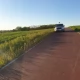 Tczew - Knybawa. Nadal rowerzyści spotykają auta na drodze rowerowej