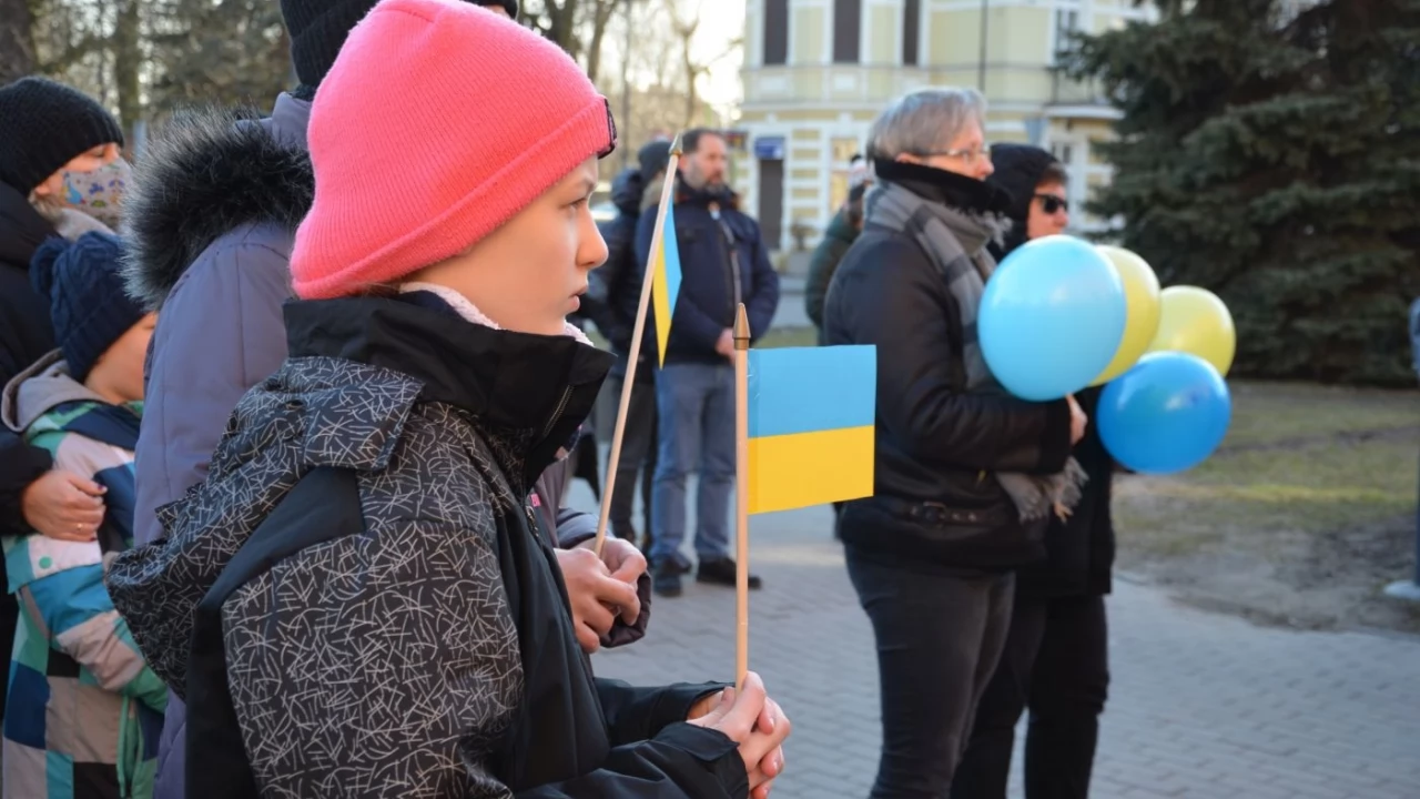 Tczew - Polacy i Ukraińcy ramię w ramię przeciw rosyjskiej agresji