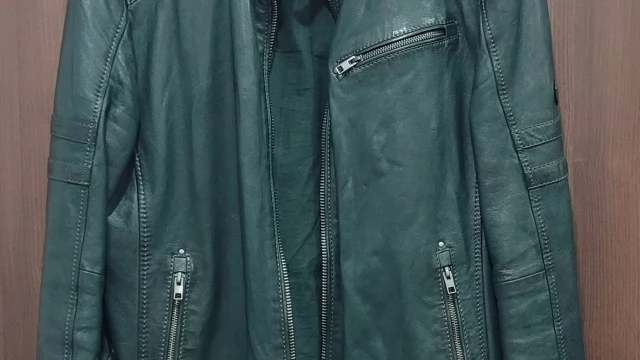 Tczew - Kurtka ze skóry Ochnik, męska - bdb. stan