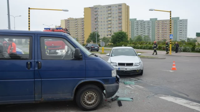Tczew - Kociewska/Żwirki. Wypadek z udziałem trzech samochodów
