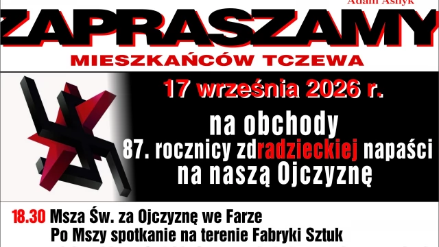 Tczew - Obchody upamiętniające ofiary radzieckiej agresji
