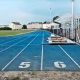 Tczew - Stadion w budowie. Trwa montaż trybun