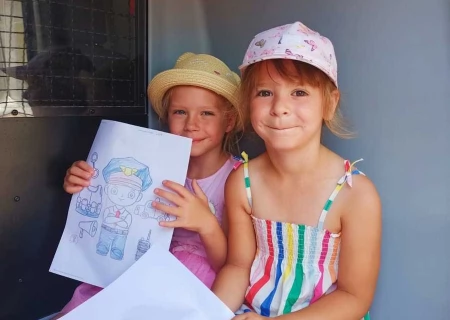Tczew - Przedszkolaki z wizytą na komendzie