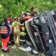 Tczew - Ciężarówka wypadła z drogi. Utrudnienia między Wędkowami a Swarożynem