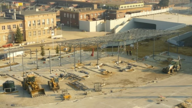 Tczew - Budowa węzła i galerii. Stan prac na dzień dzisiejszy