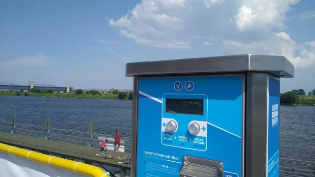 Tczew - Udogodnienia dla wodniaków na przystani