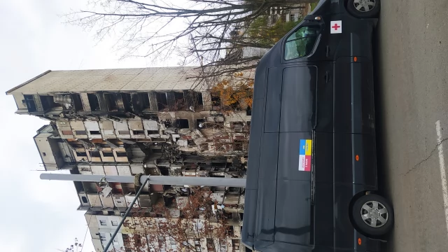 Tczew - Tczew dla Ukrainy wciąż pomaga, dotarł 20 km od linii frontu