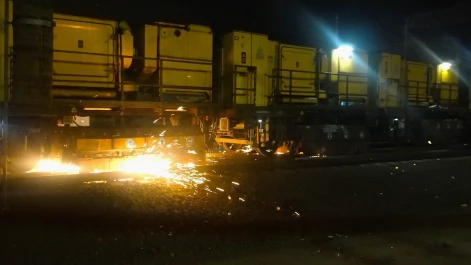 Tczew - Zaiskrzyło na kolejowych trasach z Trójmiasta do Warszawy i Bydgoszczy