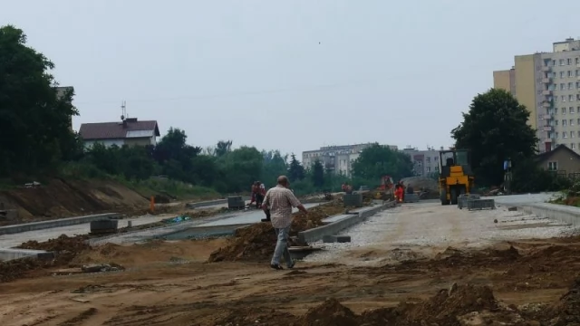 Tczew - Ul. Nowosuchostrzycka - prace ziemne na ukończeniu