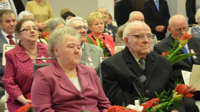 Tczew - Jubilaci nagrodzeni za długoletnie pożycie